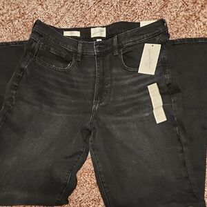Classic Black Straight Jeans for Men